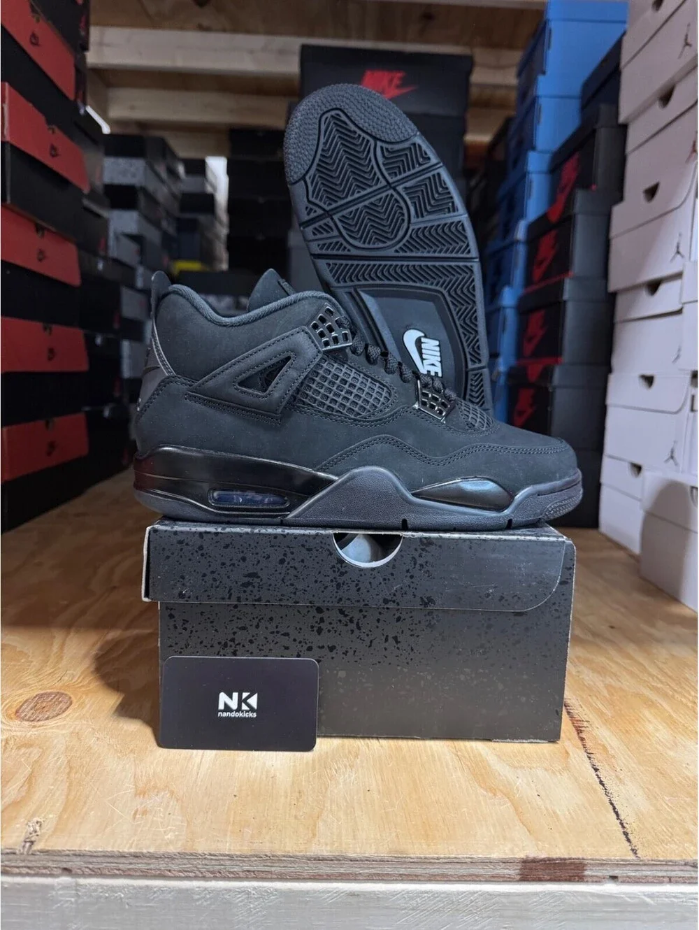 Air Jordan 4 Retro 'Black Cat' 2025 FV5029-010 BRAND NEW MENS SIZE 9